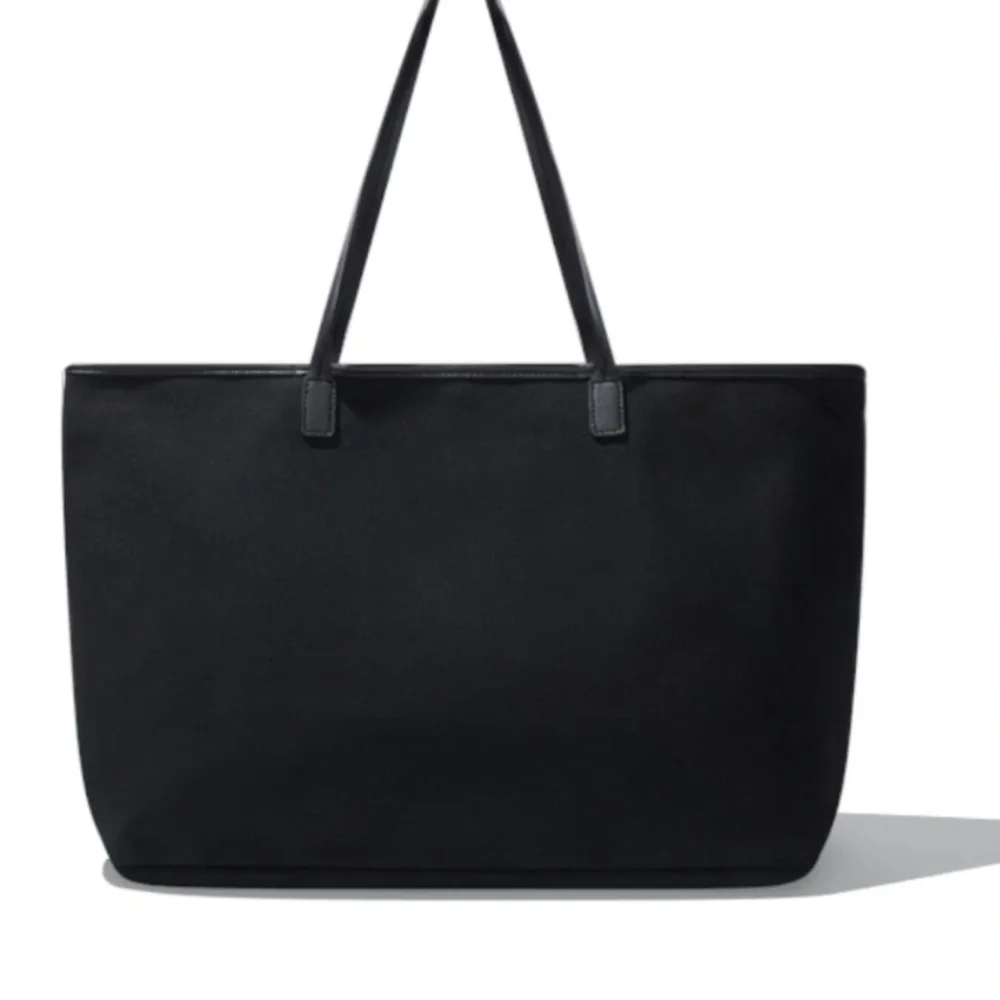 Cleobella Canvas Large Black Tote Bag